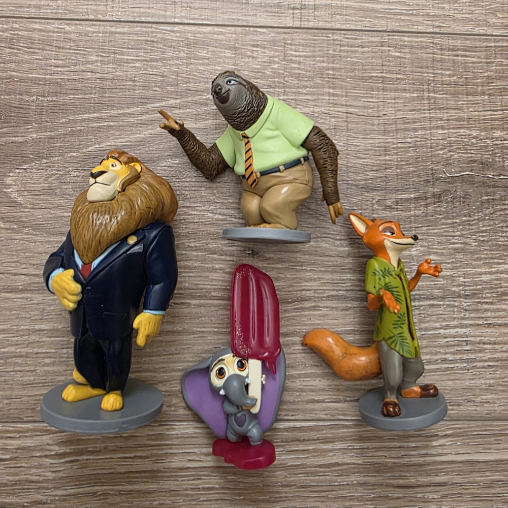 Disney Zootopia Characters 4 Count